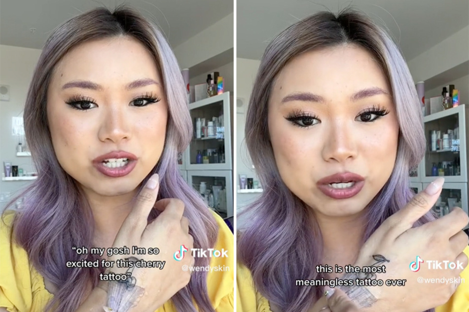 One content creator made a TikTok explaining just why she regrets her flash tattoo.