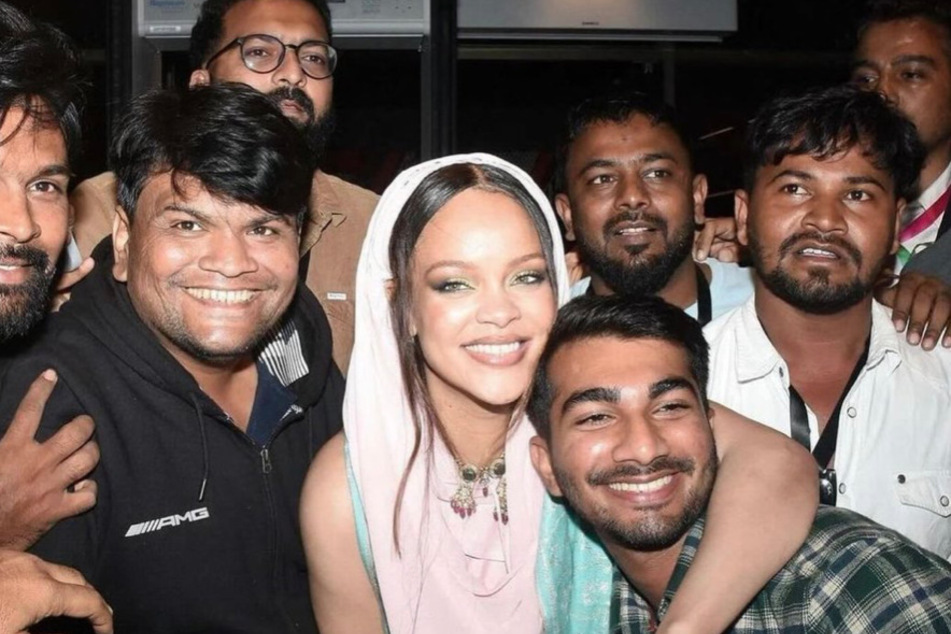 Rihanna shined bright like a diamond while performing her top hits at a pre-wedding party in India.