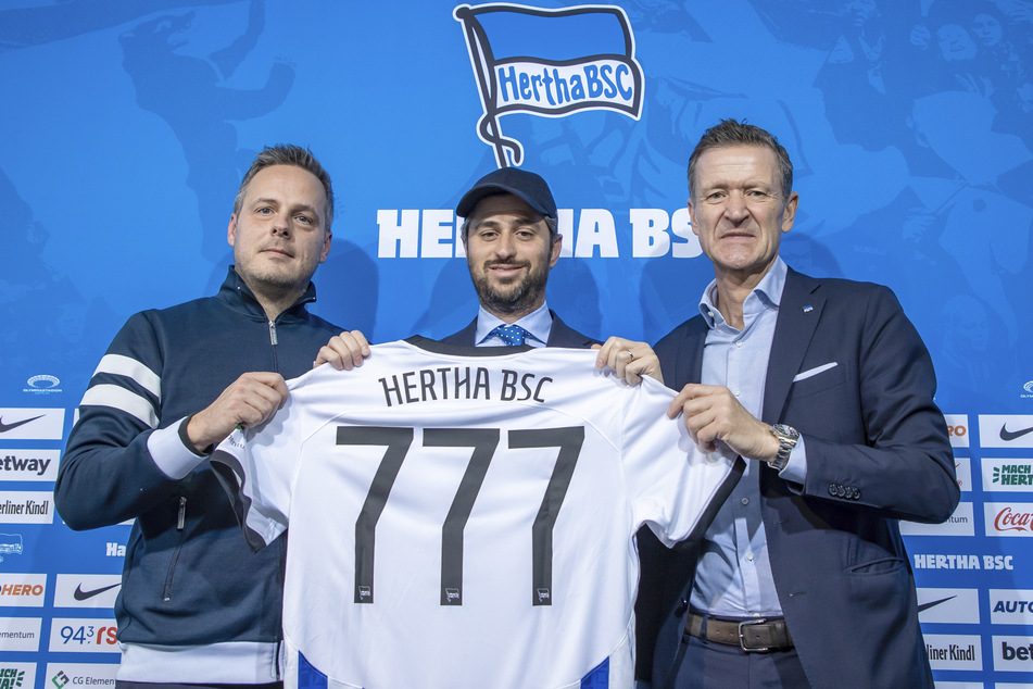 Seit März 2023 besteht die Partnerschaft zwischen Hertha BSC und 777. (Archivbild)
