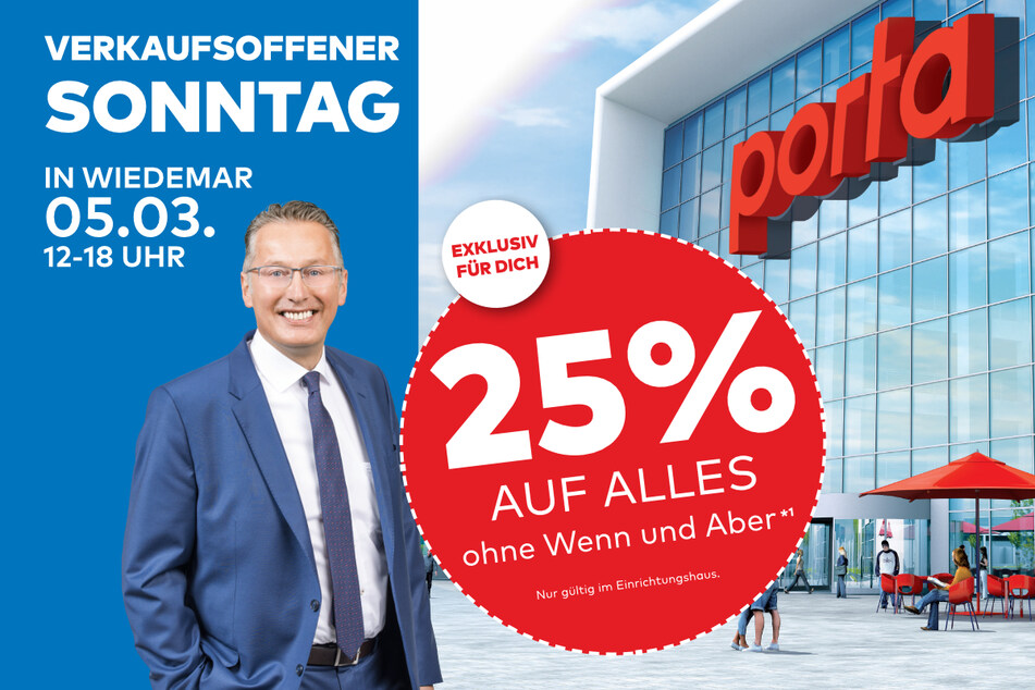 Geschäftsleiter von porta Wiedemar, Olaf Tratzsch, freut sich auf Euren Besuch.