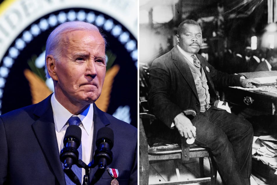 Outgoing President Joe Biden issued pardons for the late civil rights icon Marcus Garvey and four other people on Sunday.