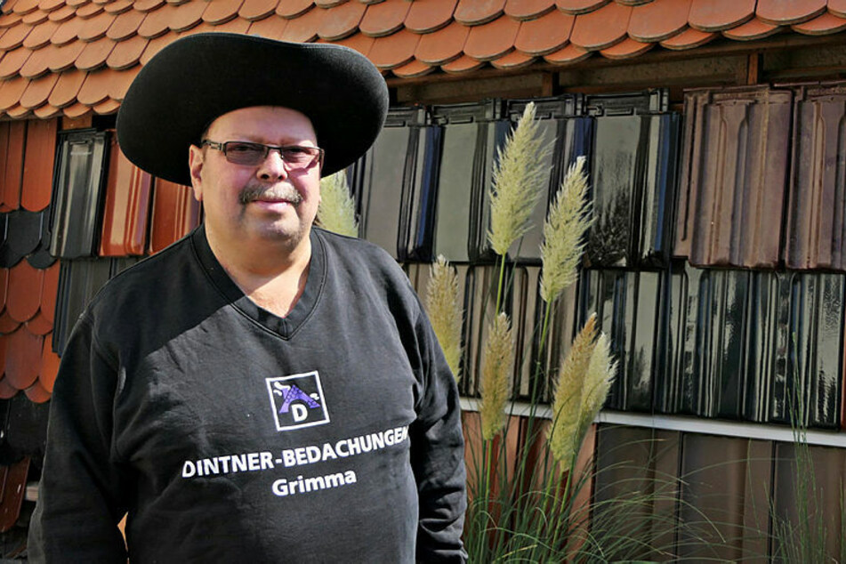 Dachdeckermeister Udo Dintner (58) aus Grimma findet seit zwei Jahren keinen Berufs-Nachwuchs.