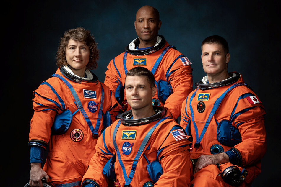 Clockwise: Christina Hammock Koch, Victor Glover, Jeremy Hansen, and Reid Wiseman will be part of the Artemis II manned mission around the moon.