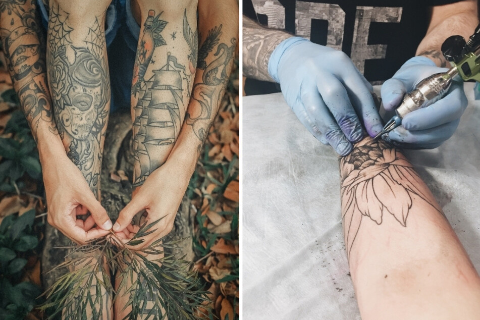 Your shins and elbows are two of the most painful places to get tattooed.