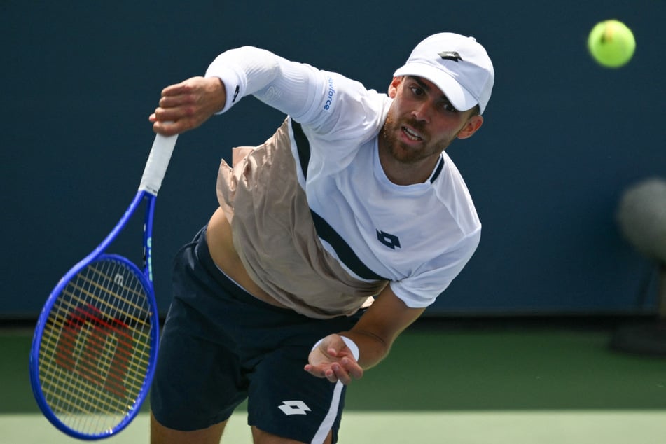 France's Benjamin Bonzi was forced to wait six minutes before being able to serve on match point as waves of catcalls and jeers rained down from the stands during his first-round match.
