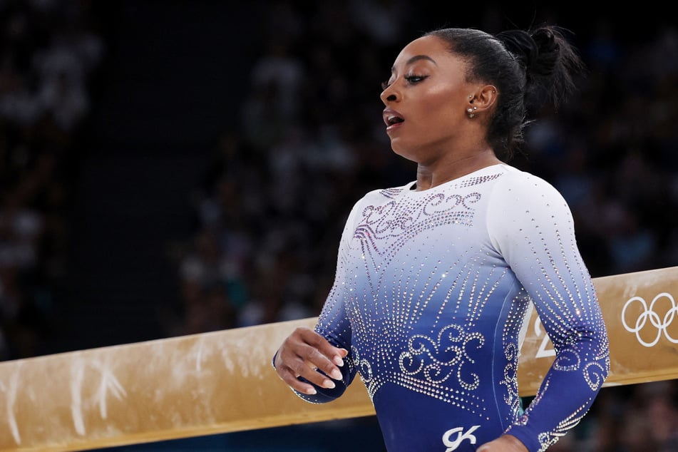 Paris Olympics: Simone Biles' hopes of record dashed after balance beam disappointment