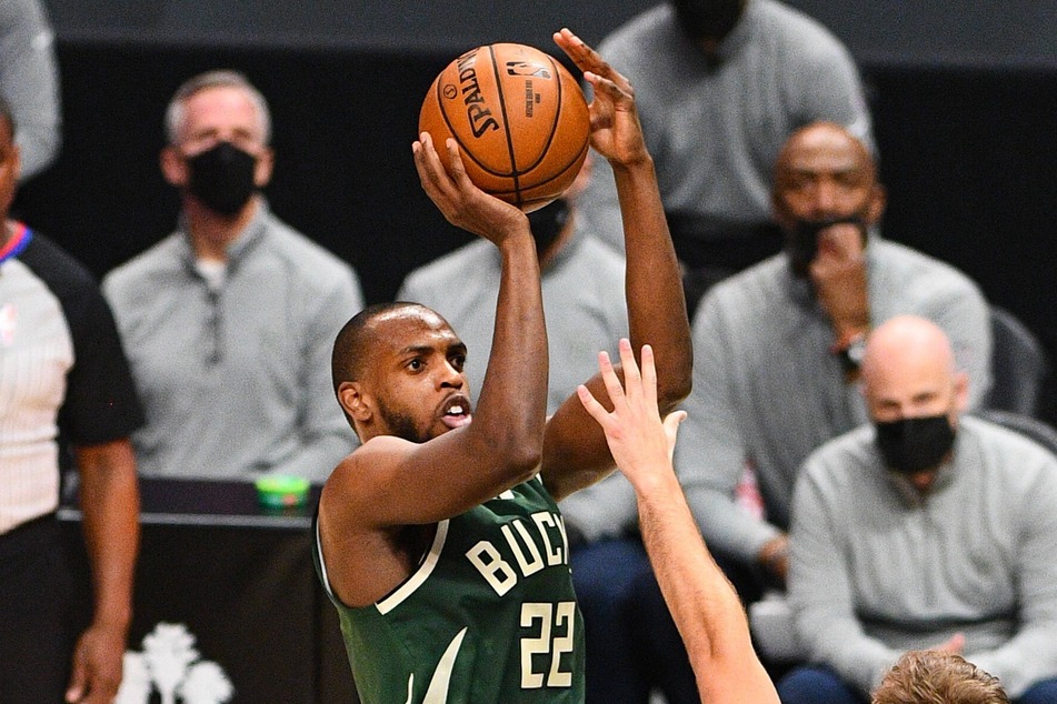 Bucks Forward Khris Middleton scored a playoff career-high 38 points in Milwaukee's game 3 win on Sunday night