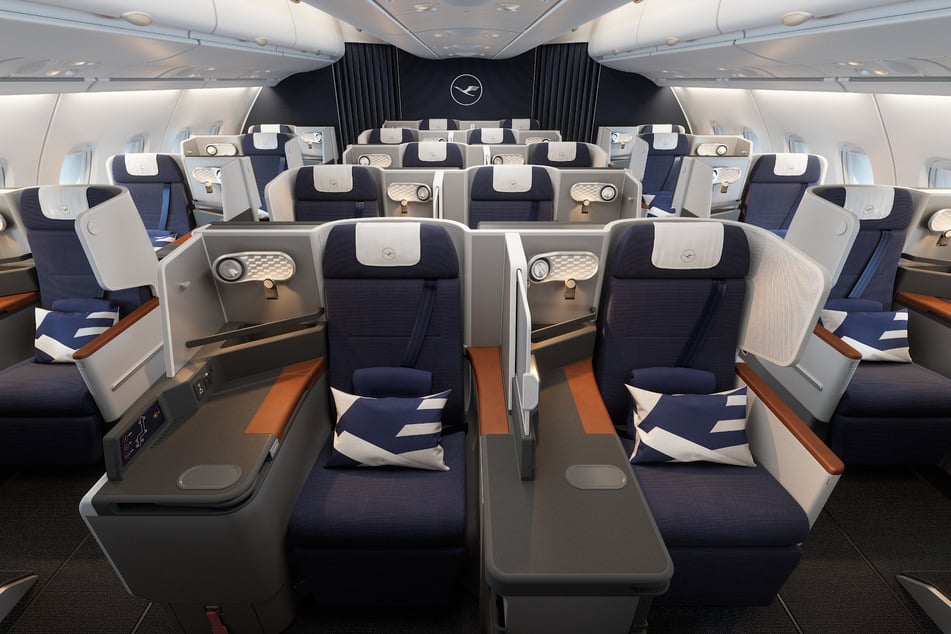 So sieht die neue Business Class im A380 aus.