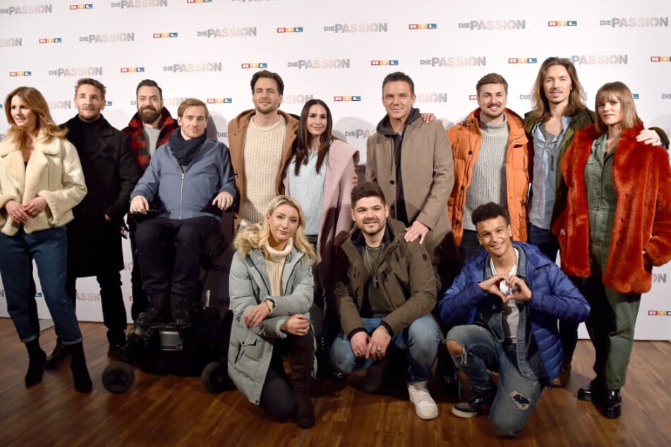 Vor fünf Jahren war Mark Keller (2.v.l.) Teil des Casts von "Die Passion".