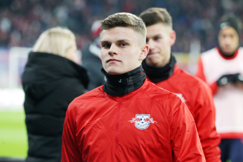 Trotz Vertragsverlängerung bei RB Leipzig bis 2025 soll Fabrice Hartmann (20) in Paderborn erstmal Spielpraxis sammeln. (Archivbild)