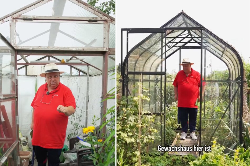 Anhand von Beispielen erklärt der Gartensheriff seinen Followern, was es beim Bau von Gewächshäusern zu beachten gibt.