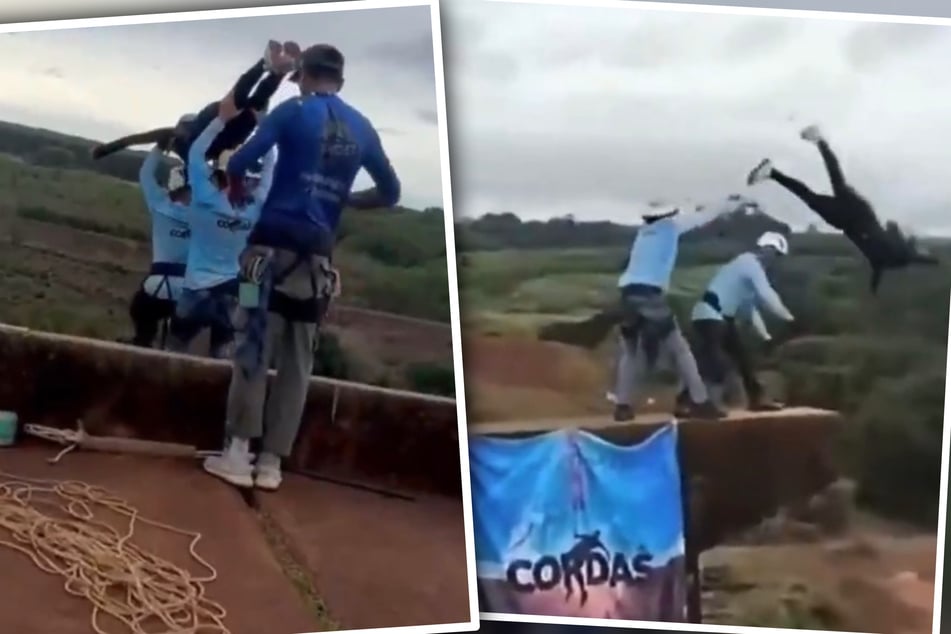 Die Bungee-Crew schickte die 21-Jährige ohne gesichertes Seil in die Tiefe.