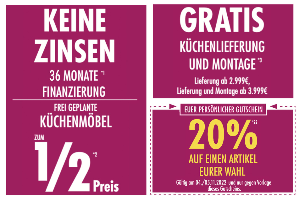 Hier klicken und Coupon herunterladen.