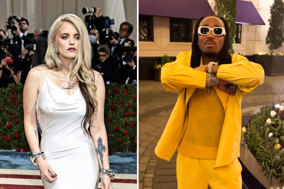Sky Ferreira (l.) and Quavo (r.) will release new singles respectively this week.