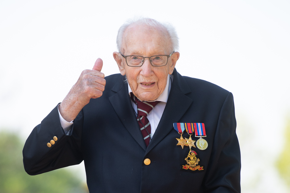 Spendenläufer Tom Moore (100). (Archivbild)