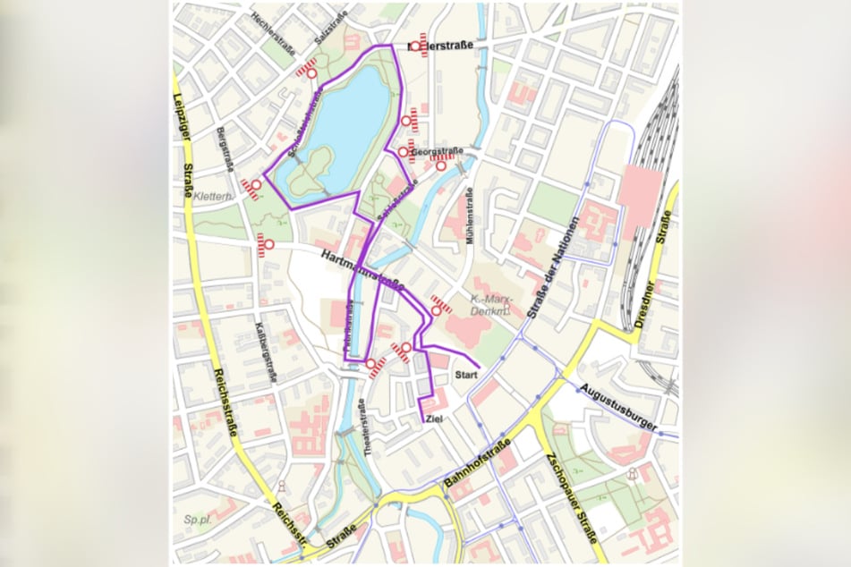 Von 17 bis 20.30 Uhr wird die Laufstrecke für den Verkehr voll gesperrt.