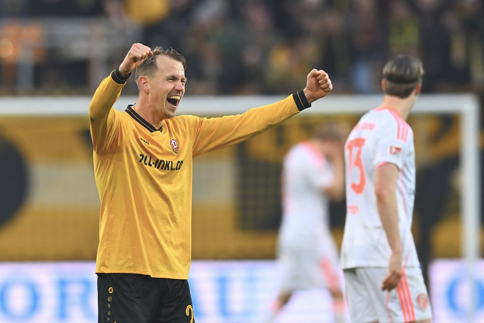 Will am Freitag gegen Braunschweig wieder jubeln: Dynamos Abwehrchef Lukas Boeder (28).
