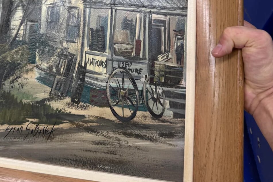 Mann entdeckt Gemälde in Trödelladen: Als er die Signatur sieht, gerät er ins Schwitzen