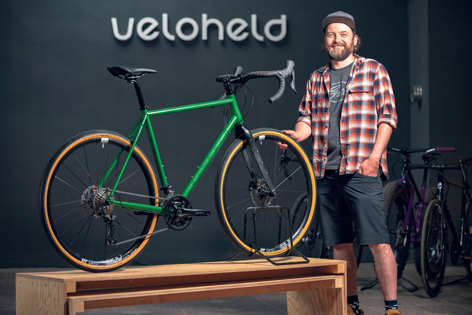 Michael Nikolai (37) arbeitet für den Vertrieb und Verkauf der Rad-Manufaktur Veloheld aus Dresden.
