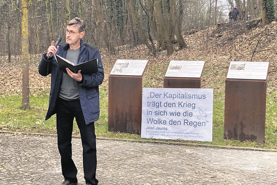 Andreas Koch (62), Vorsitzender des Fördervereins Gedenkstätte KZ-Außenlager Kamenz-Herrental.