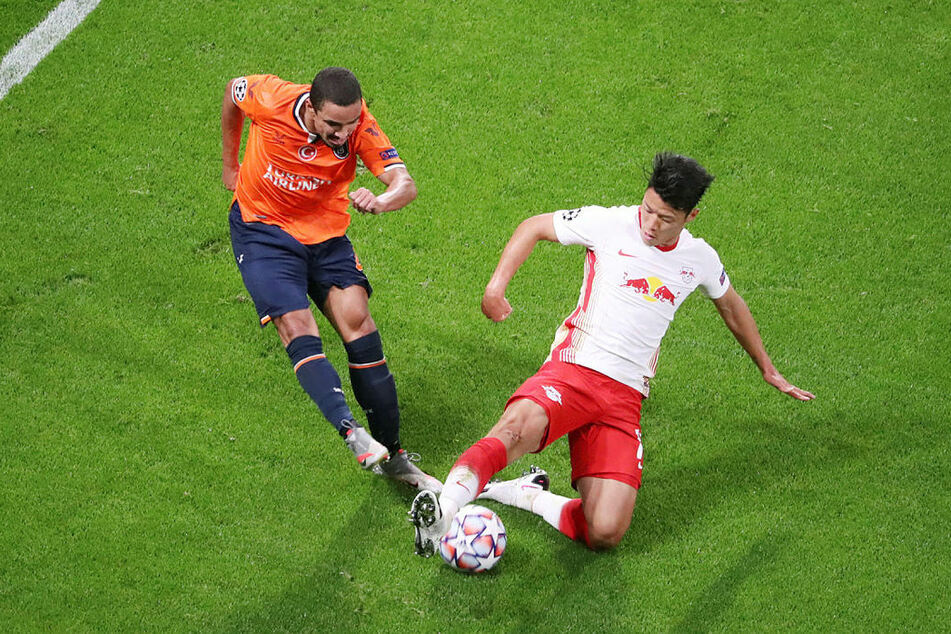 Hee-Chan Hwang (r.) wurde zur zweiten Halbzeit für Emil Forsberg eingewechselt.