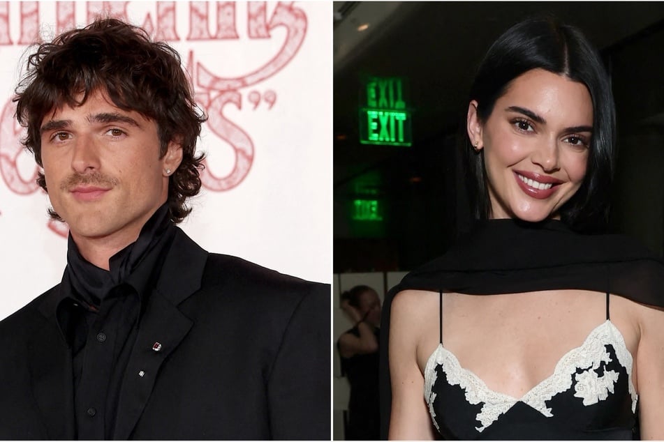 Kendall Jenner and Jacob Elordi (l) stepped out for some Chris Stapleton over the weekend.