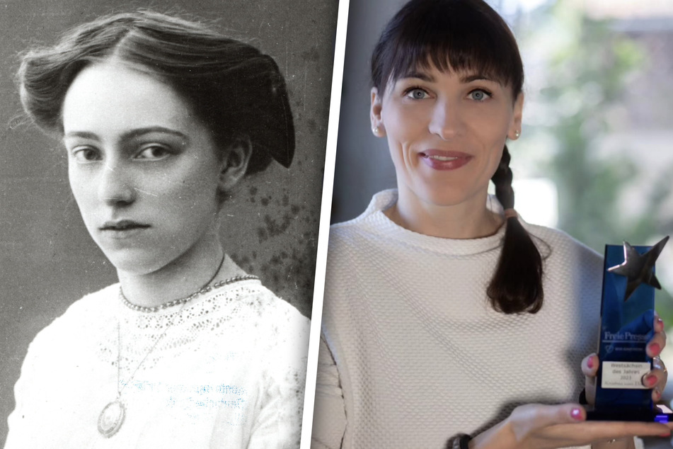 Mundartdichterin Lene Voigt wurde 1891 in Leipzig geboren. Kristina Zorniger (38) alias "Kristina vom Dorf" macht auf Instagram Sächsisch salonfähig.