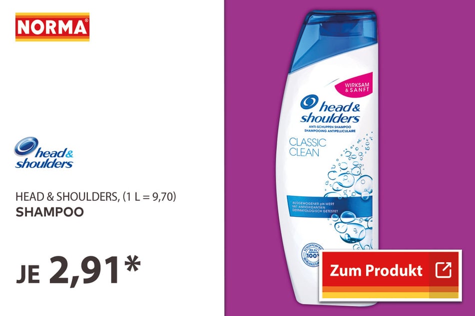 Head & Shoulders Shampoo für 2,91 Euro.