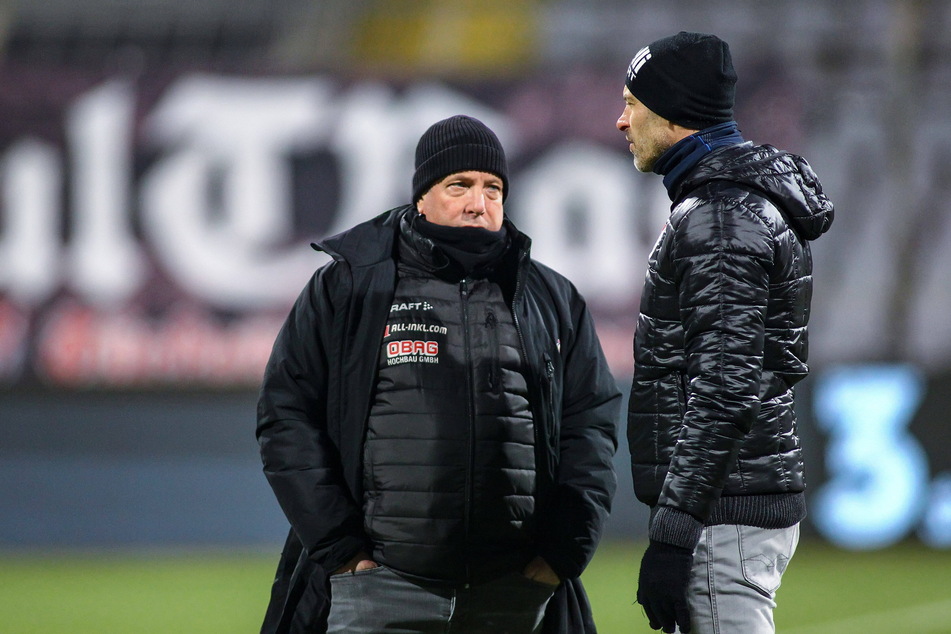 Kauczinskis Kollege Alexander Schmidt (52, r.) musste bei Türkgücü gehen.