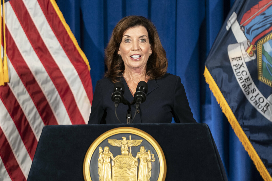 Kathy Hochul will take over as governor of New York following Andrew Cuomo's resignation.