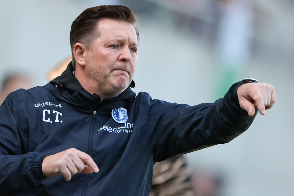 Christian Titz (51), Trainer des 1. FC Magdeburg, fordert Konzentration von seinen Jungs.