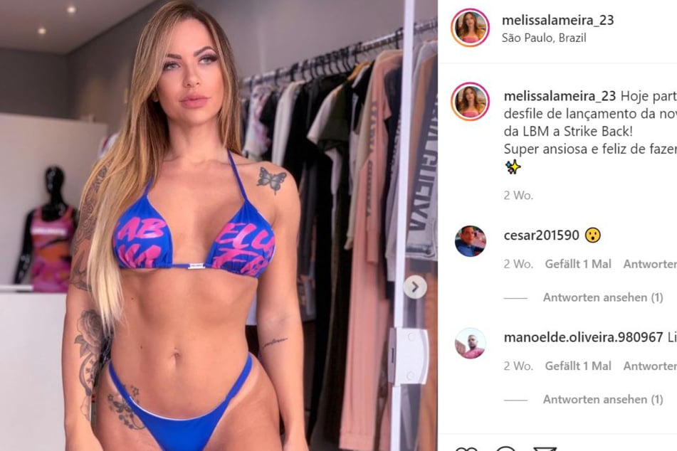 Melissa Lameira zeigt gerne ihre Figur.