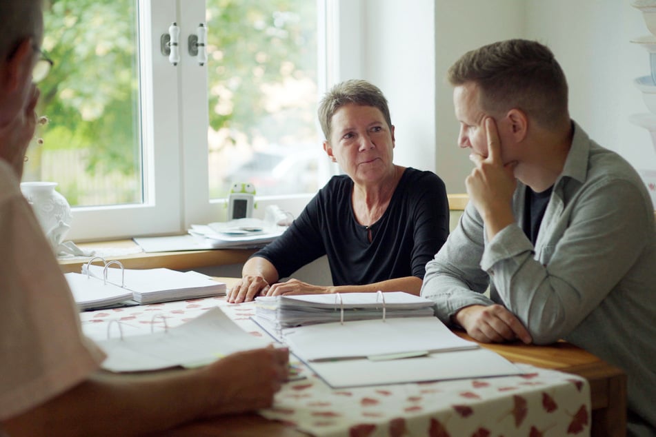 Lenore Tschök mit ihrem später geborenen Sohn Fabian.