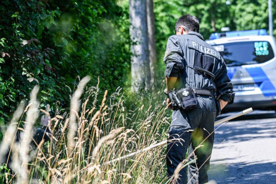 Ein Großaufgebot an Polizisten durchsuchten am Freitag die Umgebung.