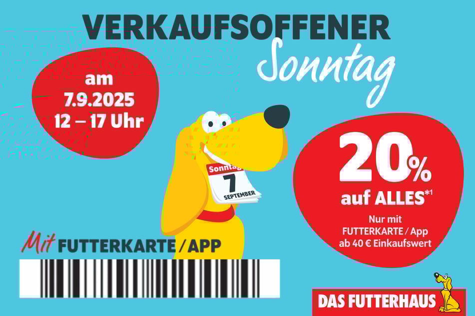 Mit einem Klick Rabatt-Coupon für die 20 Prozent herunterladen und EAN-Code an der Kasse scannen.