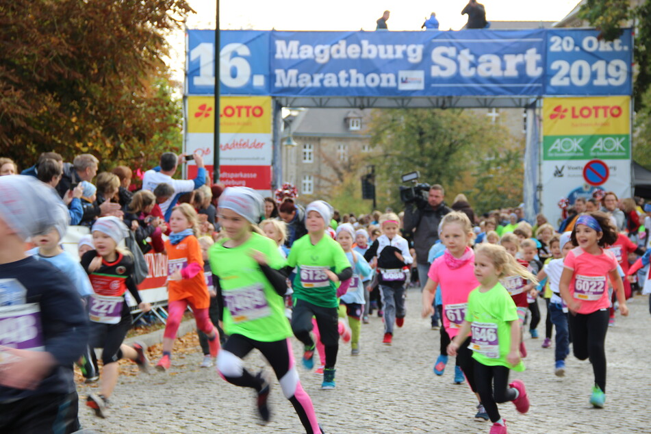 Der Kinderlauf zum Marathon im Jahr 2019.