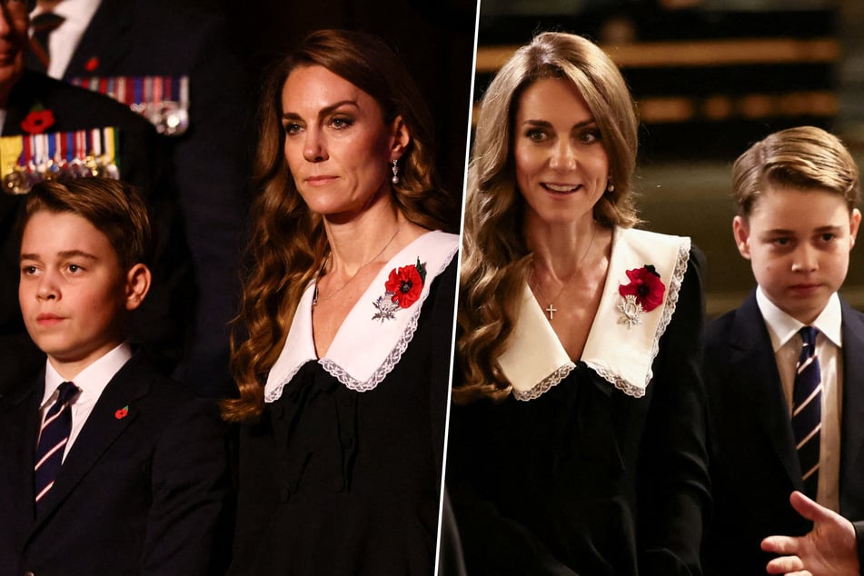 Prince George joined Kate Middleton on Saturday for his first-ever Festival of Remembrance.