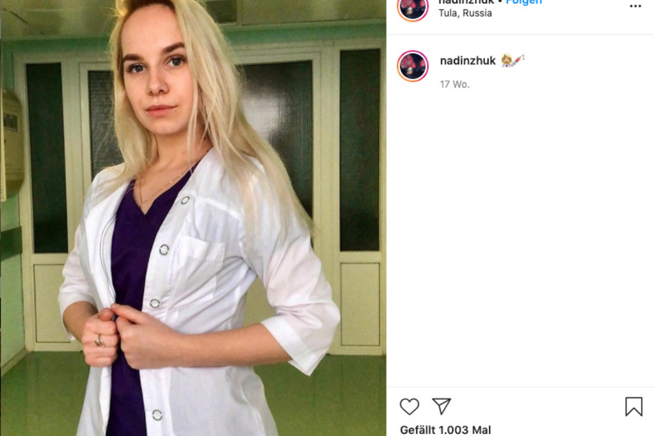 Nadia auf ihrem Instagram-Profil.