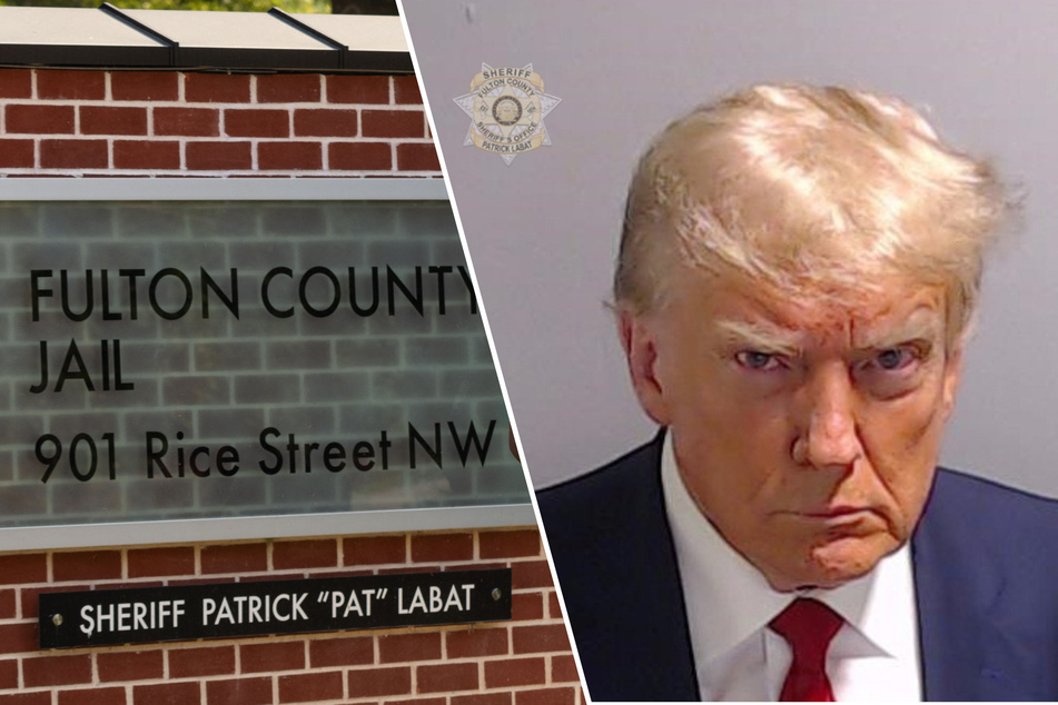 Donald Trump self-reported his height as 6'3" and weight as 215 lbs during his booking in Atlanta on Thursday.