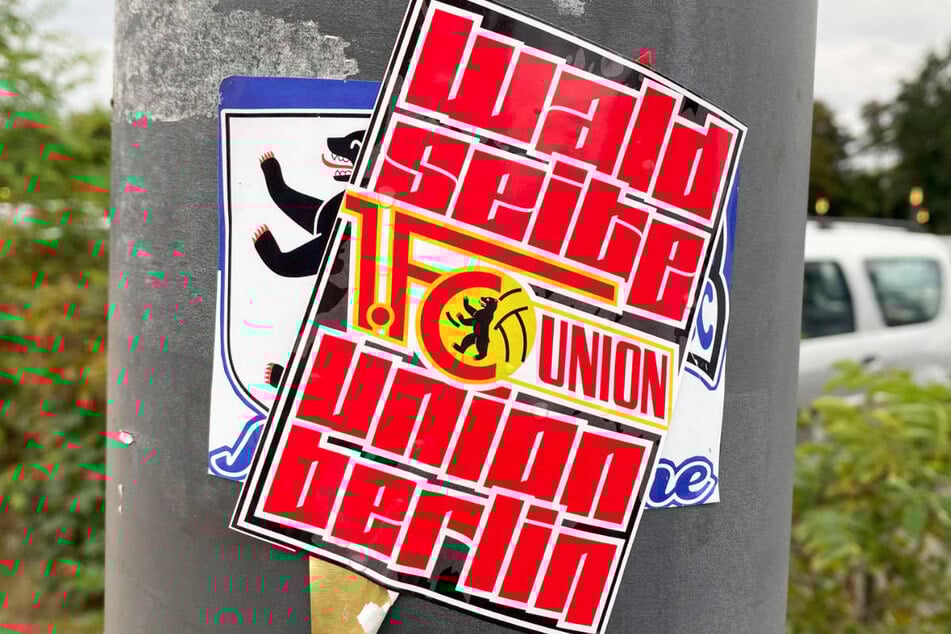 Immer wieder wird im Stadtgebiet die Rivalität zwischen Union Berlin und Hertha BSC sichtbar.