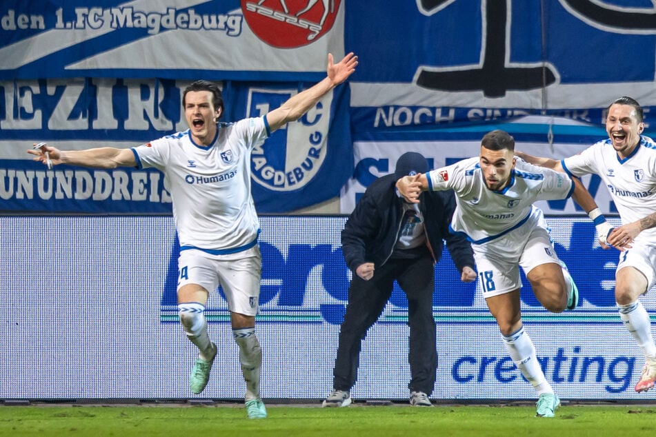 Es sollte sein einziger Treffer bleiben: Emir Kuhinja (M., 23), nach seinem 1:1-Ausgleich gegen Kiel. (Archivbild)