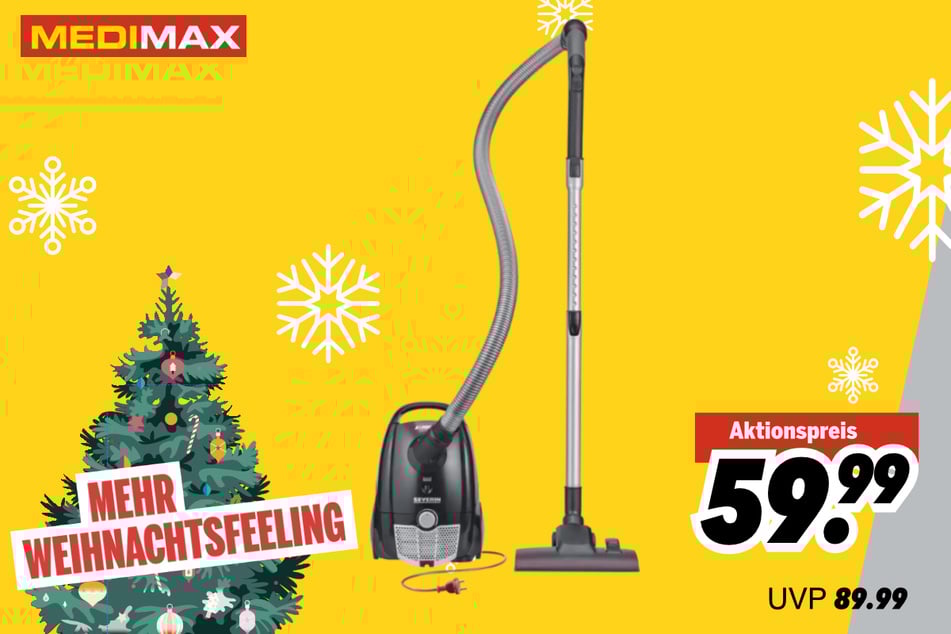 Severin-Bodenstaubsauger für 59,99 statt 89,99 Euro.