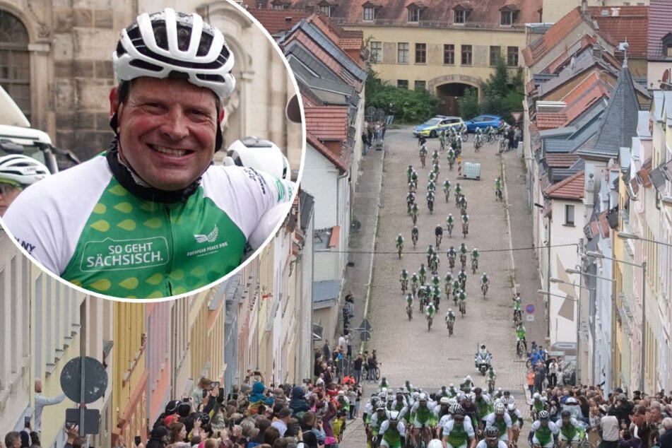 "European Peace Ride" von Dresden bis zur Steilen Wand: Jan Ullrich begeistert auf der Friedensfahrt