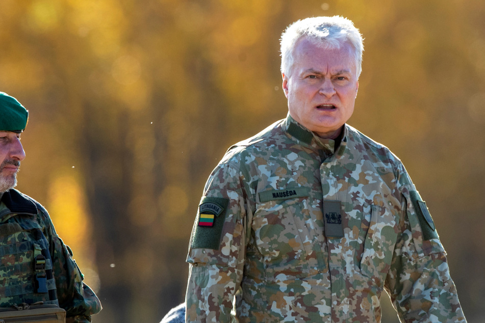 Litauens Präsident Gitanas Nausėda (58) zog mit seinem Vergleich heftige Kritik auf sich.