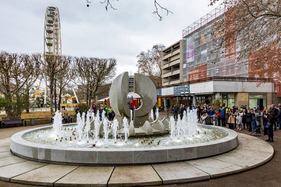Es sprudelt wieder am Kracht-Brunnen!