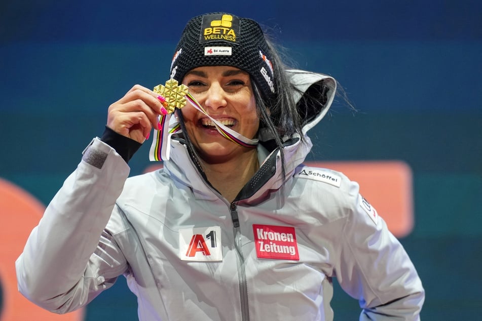 Stephanie Venier (31) gewann erst im Februar WM-Gold im Super-G. Einen Versuch, sich auch auf den Olympia-Strecken ganz oben zu platzieren, unternimmt sie aber nicht mehr.