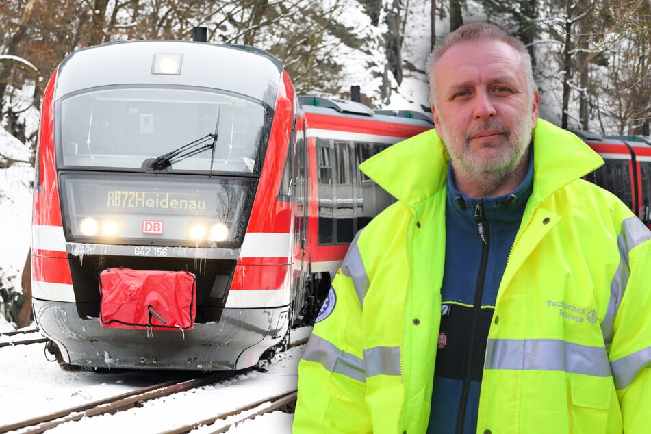 Zug in Sachsen entgleist! Witterung sorgt für längeren Einsatz