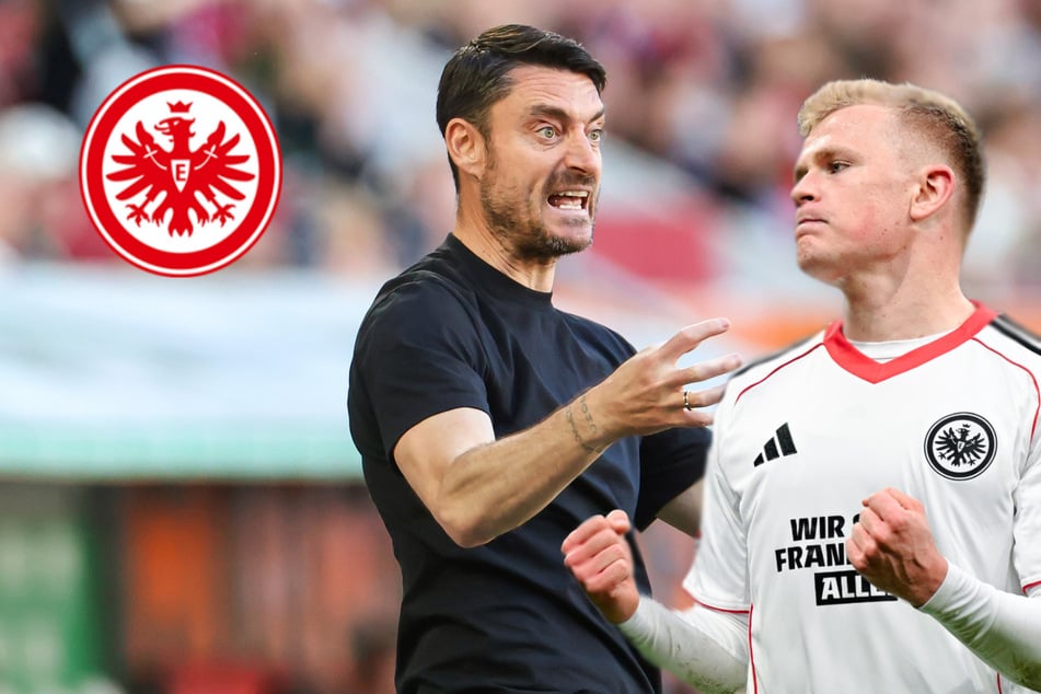 Angeblich Mega-Zoff mit Riera: Saß Frankfurts Burkardt darum 88 Minuten auf der Bank?