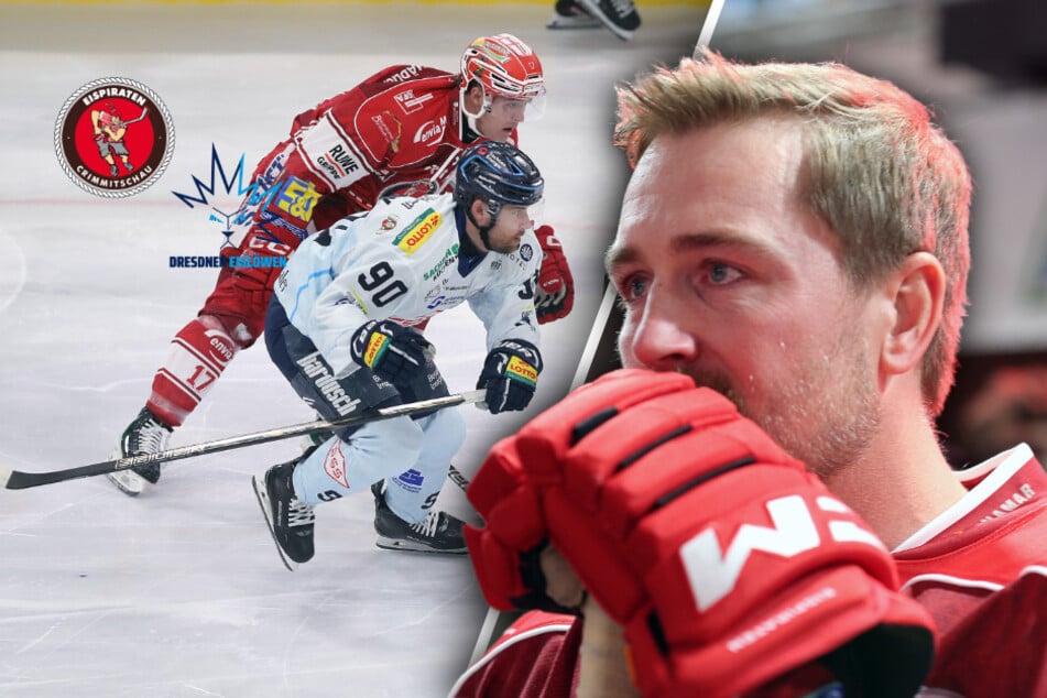 Eislöwen-Fehlstart trotz Aufholjagd: Eispiraten gewinnen Sachsenderby
