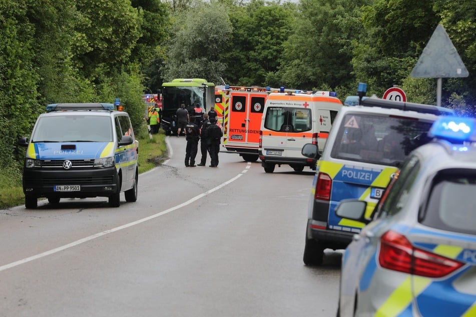 Zahlreiche Rettungskräfte waren im Einsatz.